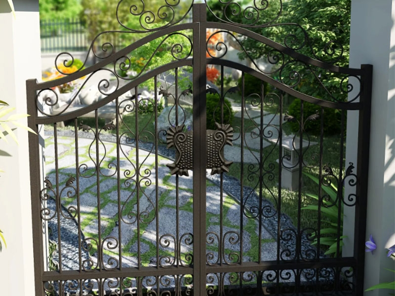 鐵藝大門 (1)